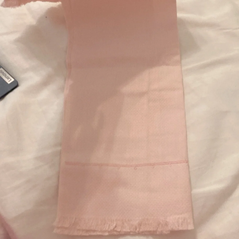 Soft Pink Textured vintage tea towel perfect. From 1970s